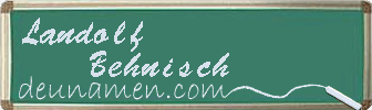 Landolf Behnisch Visitenkarte